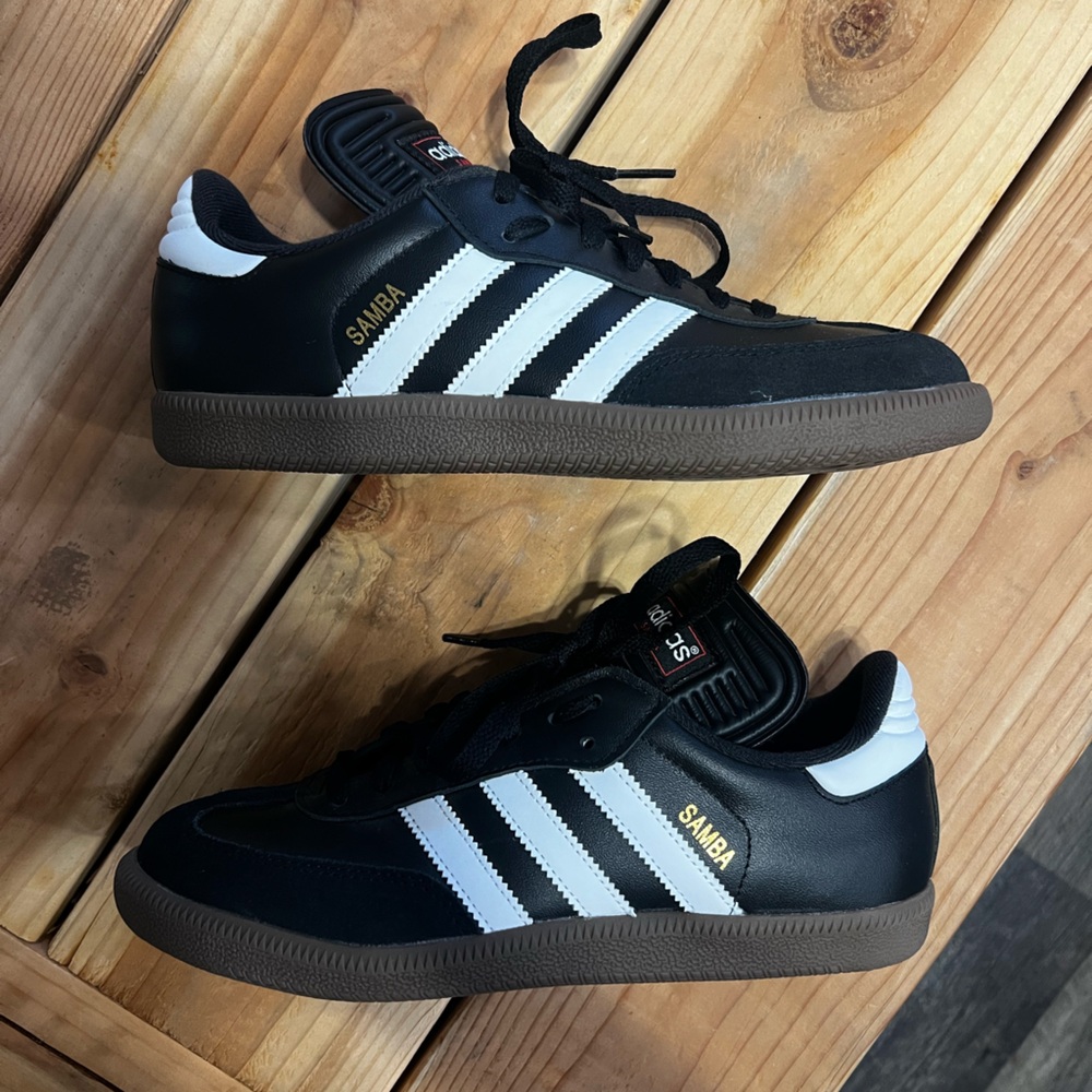 BRAND NEW black adidas sambas